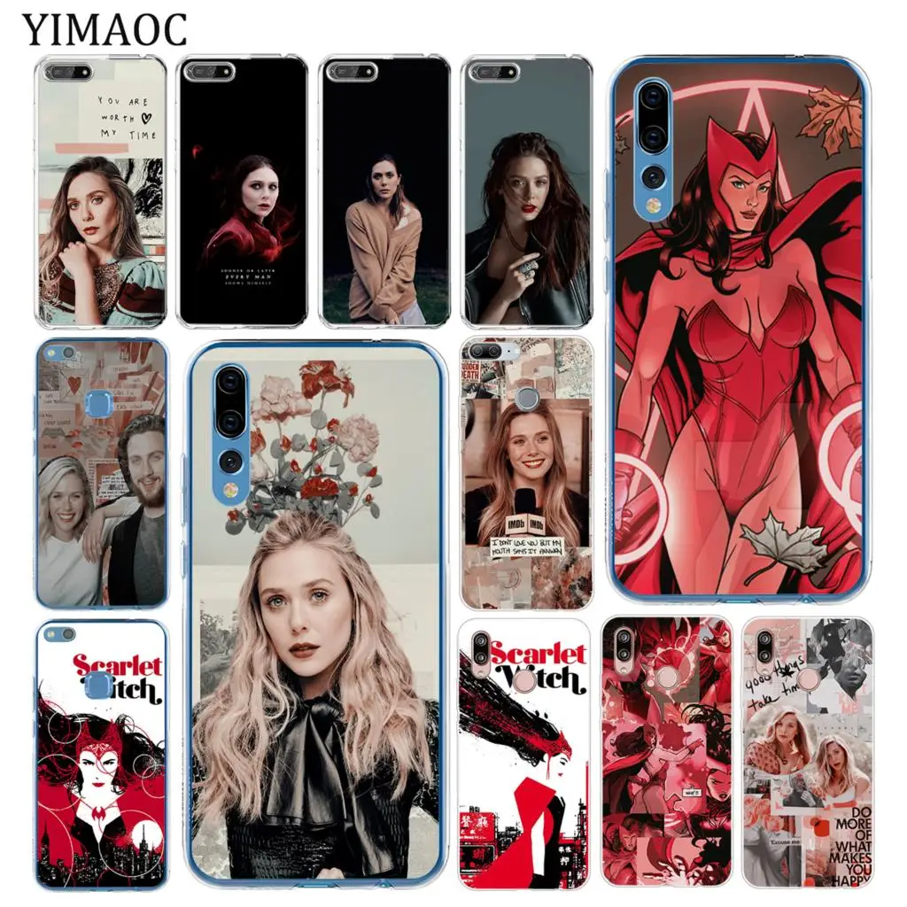 

YIMAOC Elizabeth Olsen Scarlet Witch Marvel Soft Case for Huawei P30 P20 Pro P10 P9 P8 Lite 2016 2017 P smart Z 2019 Cover