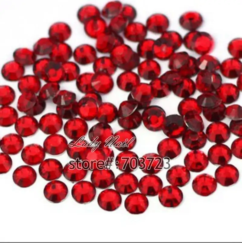 

1000pcs 3D Nail Art Tips SS6 2mm Resin Flat back Rhinestone Beads not hotfix for DIY Nails Art Phone Case Dark Red  N05