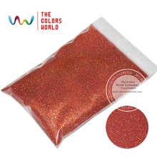 TCA400 лазерный оранжевый цвет 0,1 мм 00" блестящая пыль, зеркальный блеск для ногтей, Татто, художественное украшение и другие