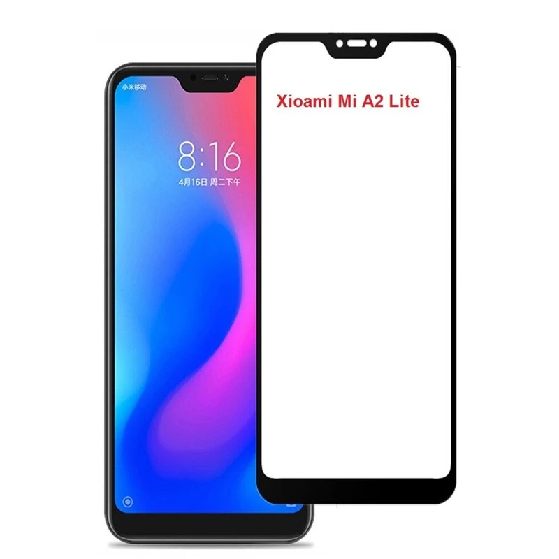Для Xiaomi Mi A2 Lite защитное стекло на защита экрана MiA2 глобальная версия полное