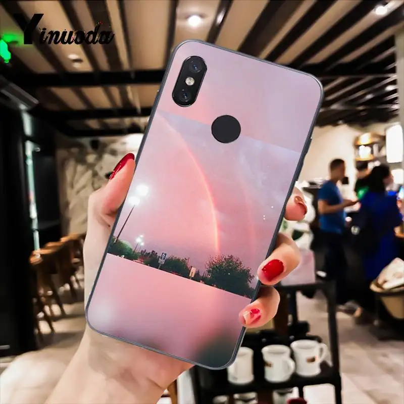 A6 Yinuoda сладкий небо розовый великое искусство узор печати эстетическое PhoneCase для XiaomiMi6 Mix2 Mix2S Note3 8 lite Redmi5 note5 Note4 4X - Цвет: A6