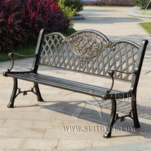 59 inch backrest cast aluminum leisure rust proof park bench garden chair for backyard 51 patio garden bench park yard outdoor furniture cast aluminum frame porch chair