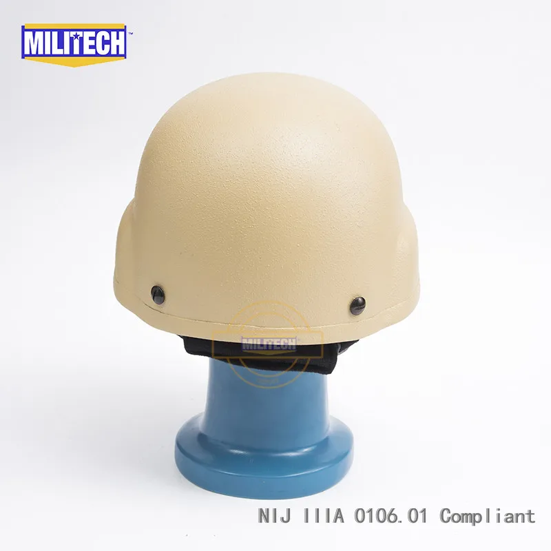 Пуленепробиваемый шлем MILITECH DE NIJ IIIA 3A MICH арамидный ACH пуленепробиваемый Mitch 2000 с