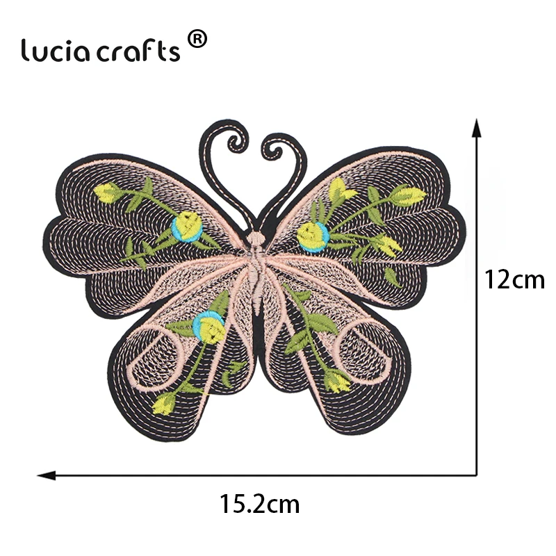 Lucia crafts случайный 6 шт. вышивка Железный патчи аппликация значок стикер одежды DIY аксессуары ручной работы L0306