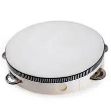 Тамбурин барабан колокольчик БЕРЕЗЫ металлические джинглы ударная Музыкальная развивающая игрушка инструмент для музыкальные Вечерние игры для детей