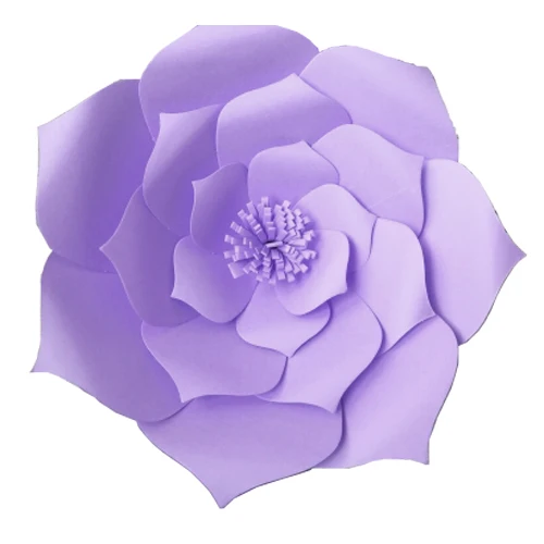 Light purple DIY бумажные цветы фон синий искусственный цветок декорации, свадебное украшение день рождения, мероприятие, вечеринка поставки 2 шт 20 см - Цвет: Light purple