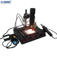 SAIKE 8510D многофункциональный инфракрасный демонтаж горячего воздуха сварочная платформа универсальное освещение Прожектор 5 в 1 bga паяльная станция