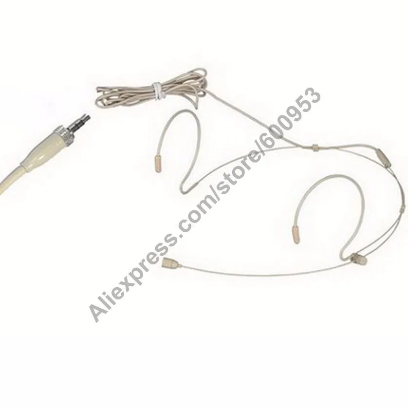 micwl бежевый всенаправленный Headmic гарнитура микрофон для Sennheiser G1 G2 G3 G4 головной микрофон для головы