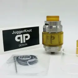 2019 Новый Juggerknot RTA 316SS сменный бак распылители Топ воздушный поток 4 мл для катушки дизайн Postless Deck Pull Up Top Fill Vape танк