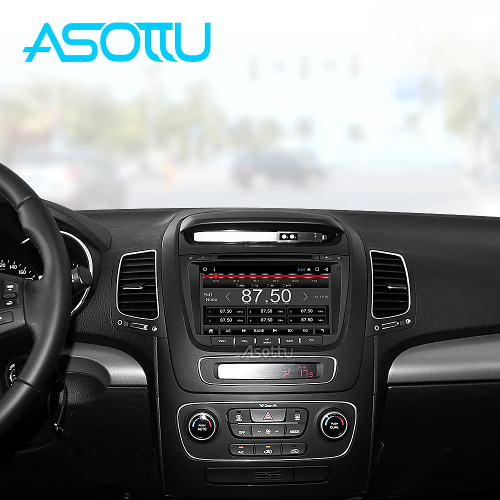 Best Asottu Z13SLT8060 Android 8.1 car gps for kia Sorento 2013 2014 dvd car dvd gps player 2 din car stereo player gps naviigation 2