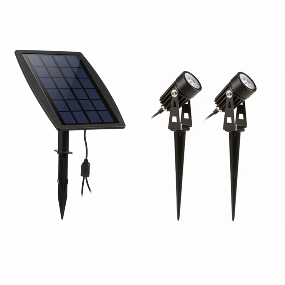 Водонепроницаемый IP65 уличный садовый светодиодный светильник на солнечной батарее, супер яркость, садовый светильник, ландшафтный Точечный светильник s SL102