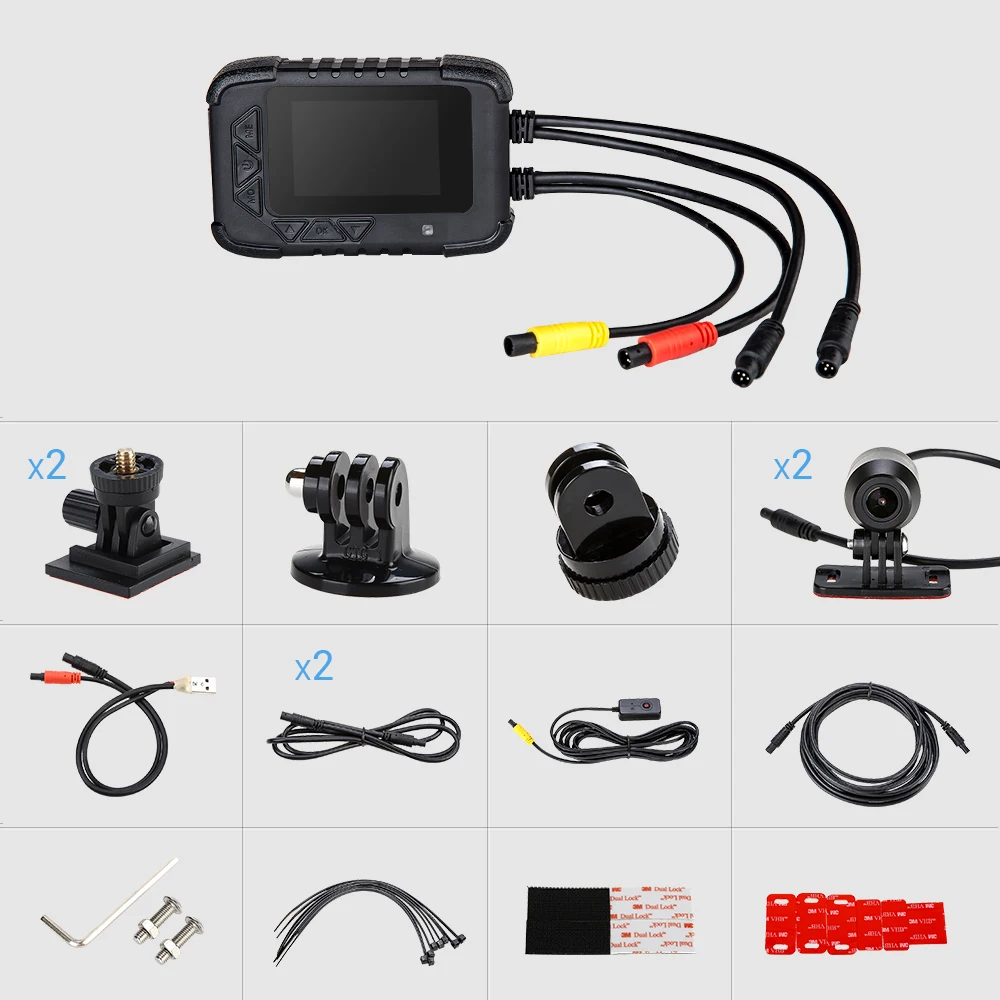 Blueskysea DV688 мотоциклетная камера 1080 P DVR для мотоцикла Camara Para Moto водонепроницаемый