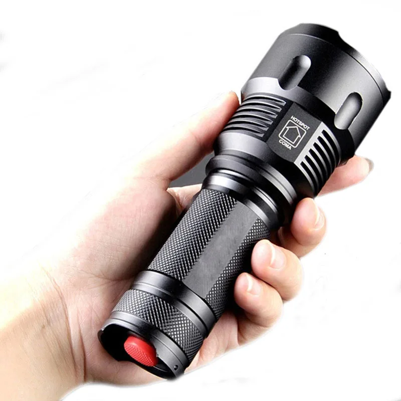 

Professional 3800LM XML-T6 LED Flashlight High quality Zoomable lanterna Torch Lighting