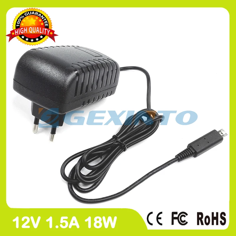 Kopen 12 v 1.5a 18 w tablet pc lader voor acer iconia tab a510 a511 a700 a701 ap.01801.002 kp.01801.001 kp.01801.002 eu plug adapter
