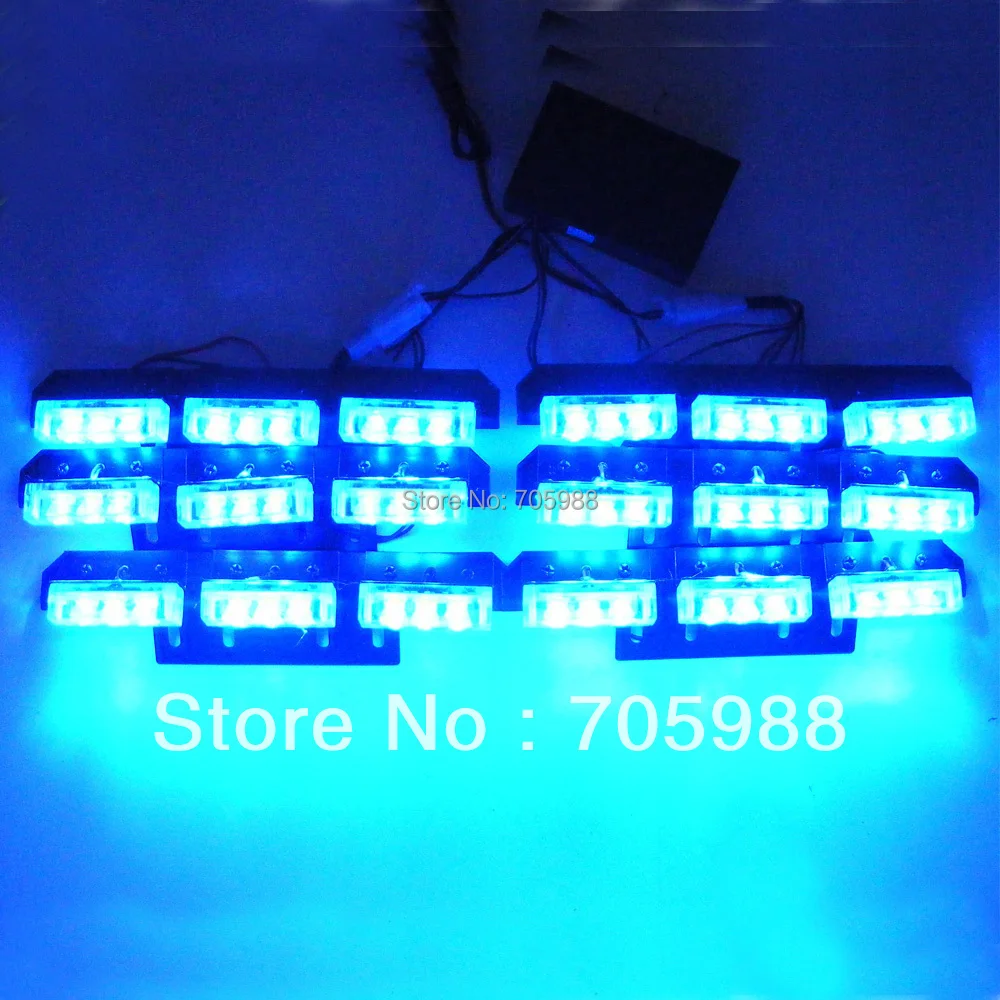 

6*9 LED Emergency light led Strobe Lights Bars Deck Dash Grille light car truck motor bike lamps