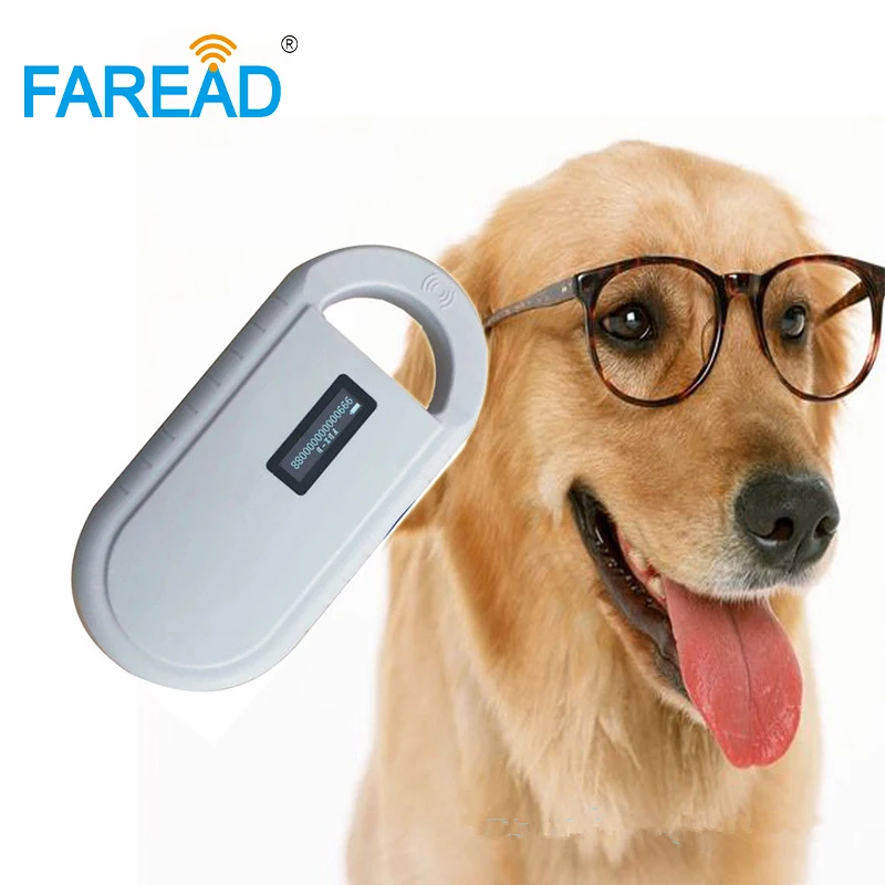 Бесплатная доставка Универсальный ISO11784/5 134,2 кГц FDX-B Pet микрочип сканер Портативный чип читатель для собак чип животное