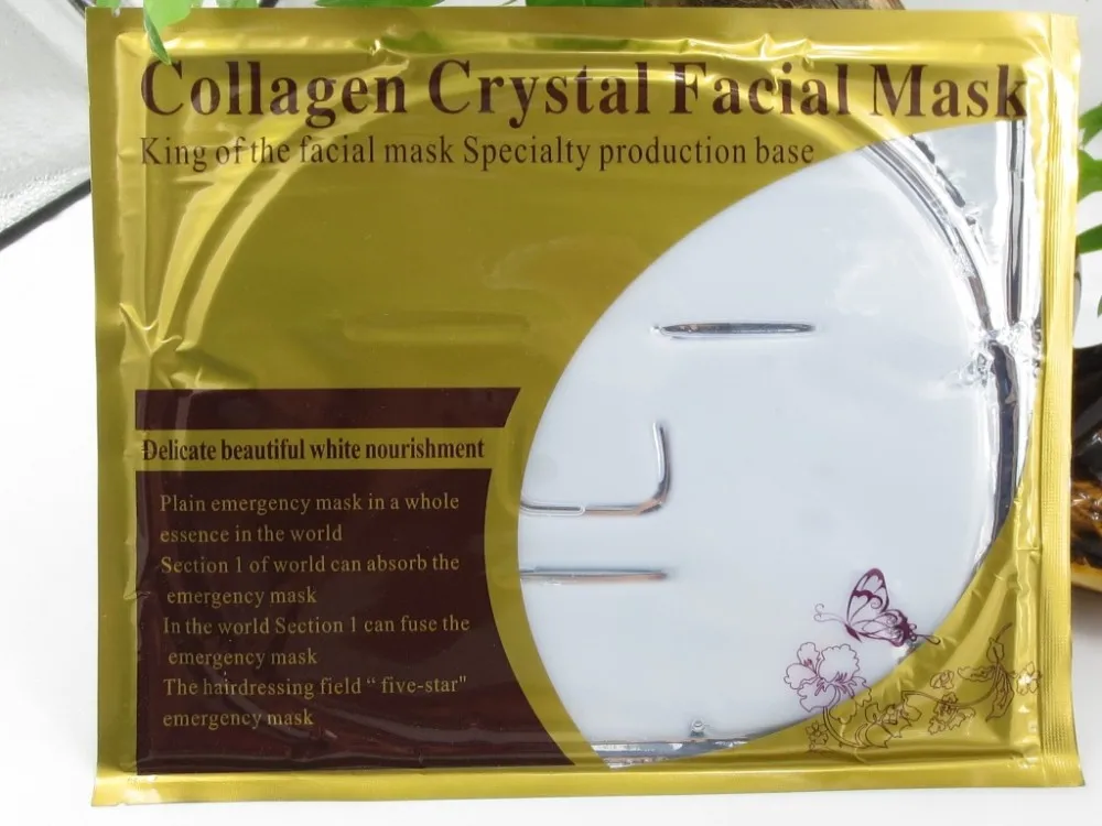Анж Aile коллаген кристалл маска для лица против морщин маска для лица против старения Уход за кожей лица Маски для век Для женщин