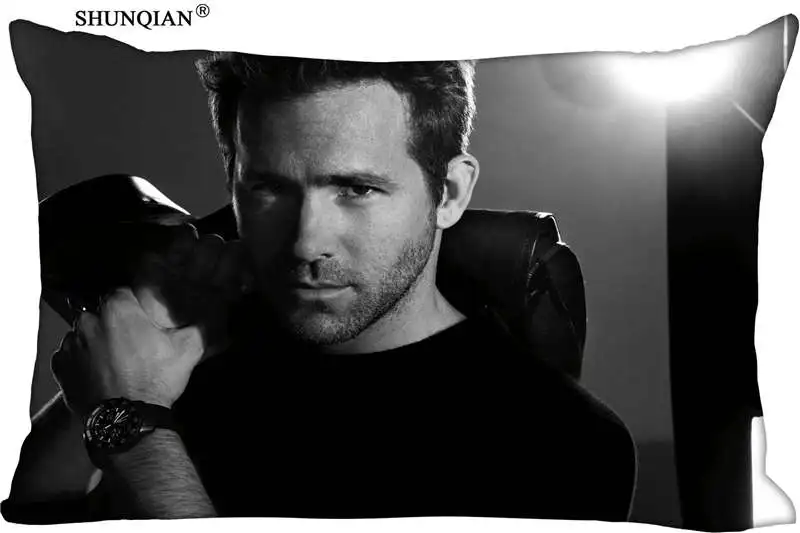 New Ryan Reynolds Pillow Case Custom Wedding Pillowcase Cover Cases Gift Zippered Rectangle