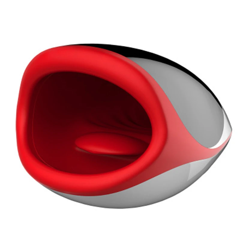 Leten Male Oral Masturbator Simulating Sucking Tongue Licking Sex Machine Smart Heating Voice Interaction Adult Sex Toys for Men