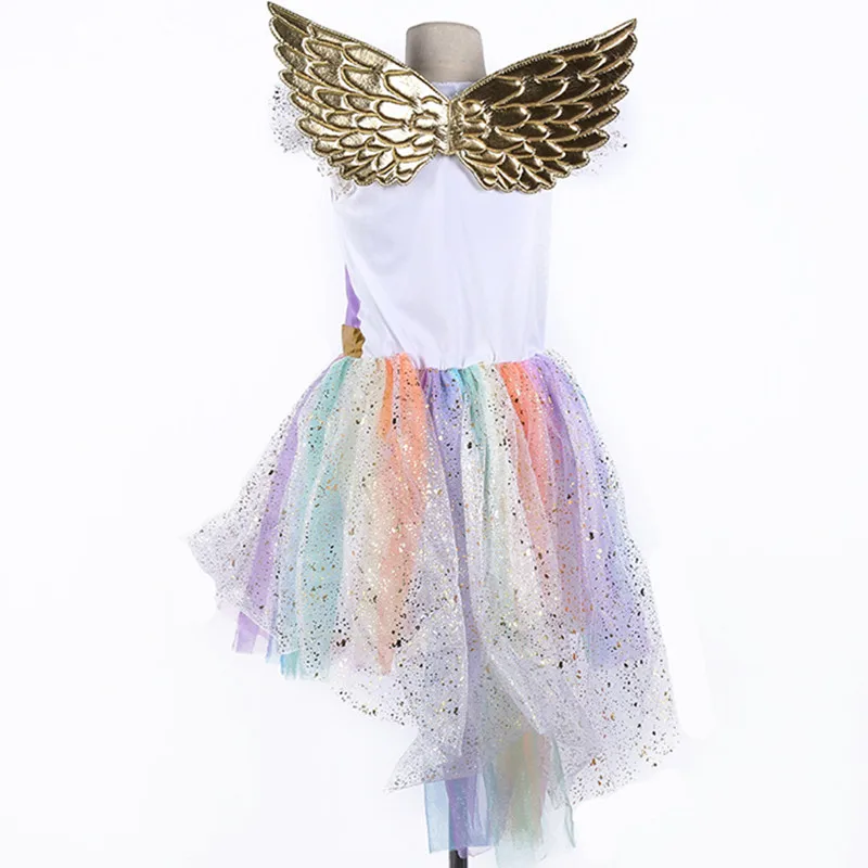 Kids-Rainbow-Unicorn-Dress-for-Girls-Cosplay-Prom-Costume-Children-Princess-Lace-Dresses-Hair-Hoop-Wing