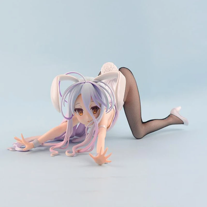 

Shiro No game no life anime sexy girl model figure action Rabbit Girl version 1/4 scale collection toy gift with box Y7846