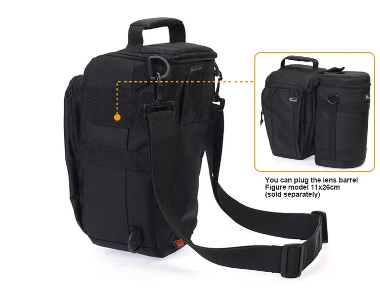 Lowepro Toploader Zoom 55 AW Цифровая зеркальная камера треугольная Наплечная Сумка дождевик портативный поясной чехол-кобура для Canon Nikon