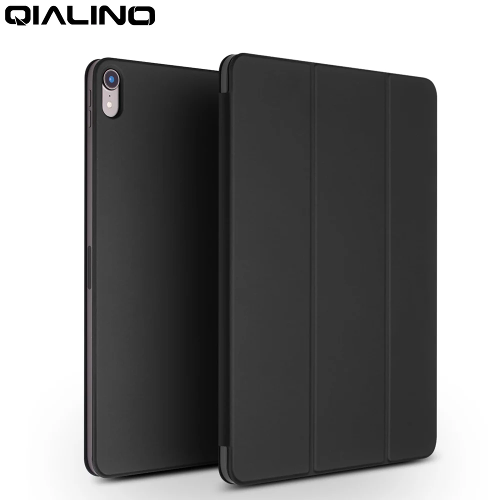 Модный Ультратонкий чехол QIALINO из натуральной кожи для планшета iPad Pro 12 9 2018