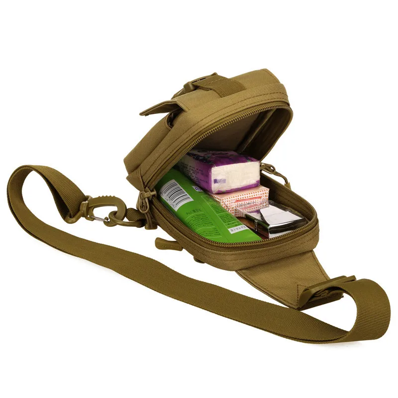 Высокое качество, маленькие сумки на ремне в стиле милитари, мужская сумка через плечо, сумка для путешествий, для верховой езды, нагрудная посылка, Мужская армейская сумка через плечо