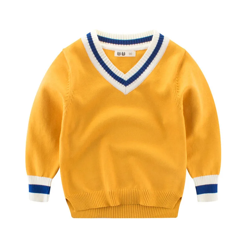 

Boys Sweaters 2018 Winter Baby Kids Pullovers Jumper Long Sleeve Children Knitted Sweater Casual Kids Clothes 2 3 4 5 6 7 Years