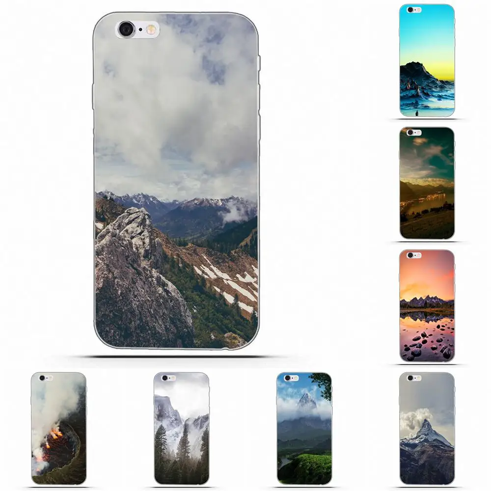 Wexoeq Soft New Fashion For LG G2 G3 mini spirit G4 G5 G6 K4 K7 K8 K10 2017 V10 V20 V30 Mountain Nature | Мобильные телефоны и