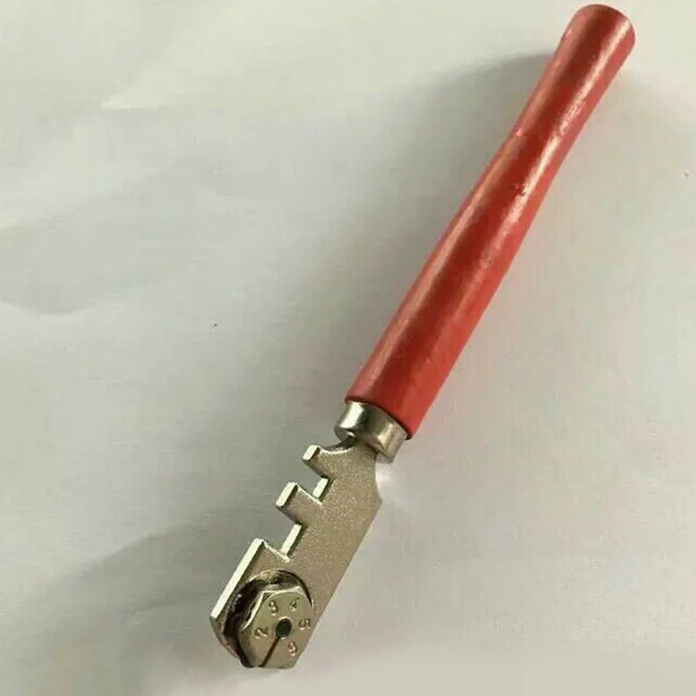 Six Wheel Portable Professional Tile Glass Cutter Small Anti Corrosion Repair Window Hand Tool Diamond Tipped DIY Craft | Инструменты