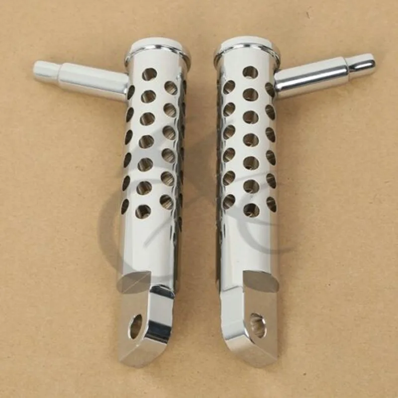 

Motorcycle 45° Chrome Silence Footrest Foot Pegs For Harley Sportster XL883L XL1200C FXCW