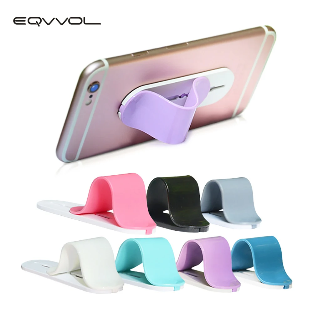 

Eqvvol Magic Sticker Phone Holder For iPhone X 8 7 6 6s Plus Air Vent Mount Car Holder Finger Ring Holder Desktop Lazy Bracket