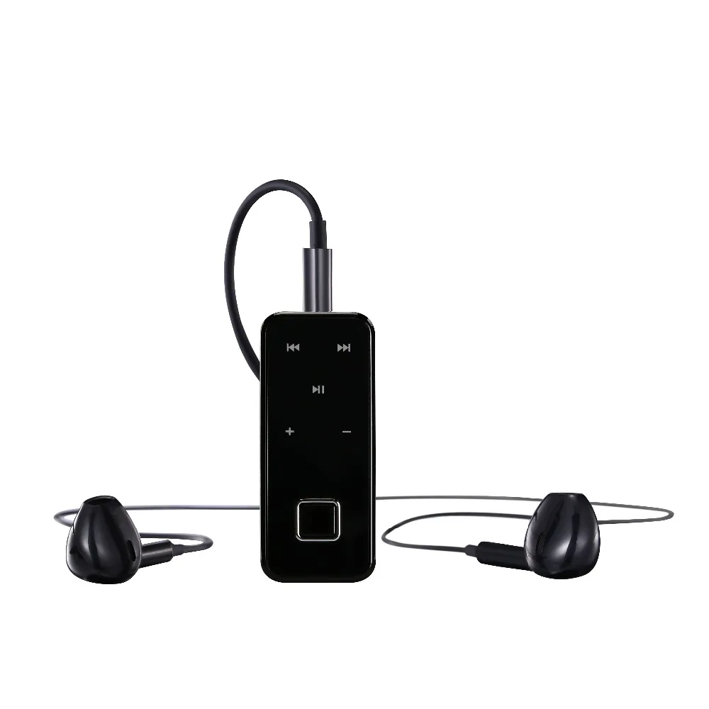 Clip Bluetooth Earphone Car Wireless Transmitter Wired Earbuds 2 in 1
