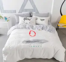Cartoon bedding set adult teenage child,cotton full queen cute character double home textile flat sheet pillow case quilt cover