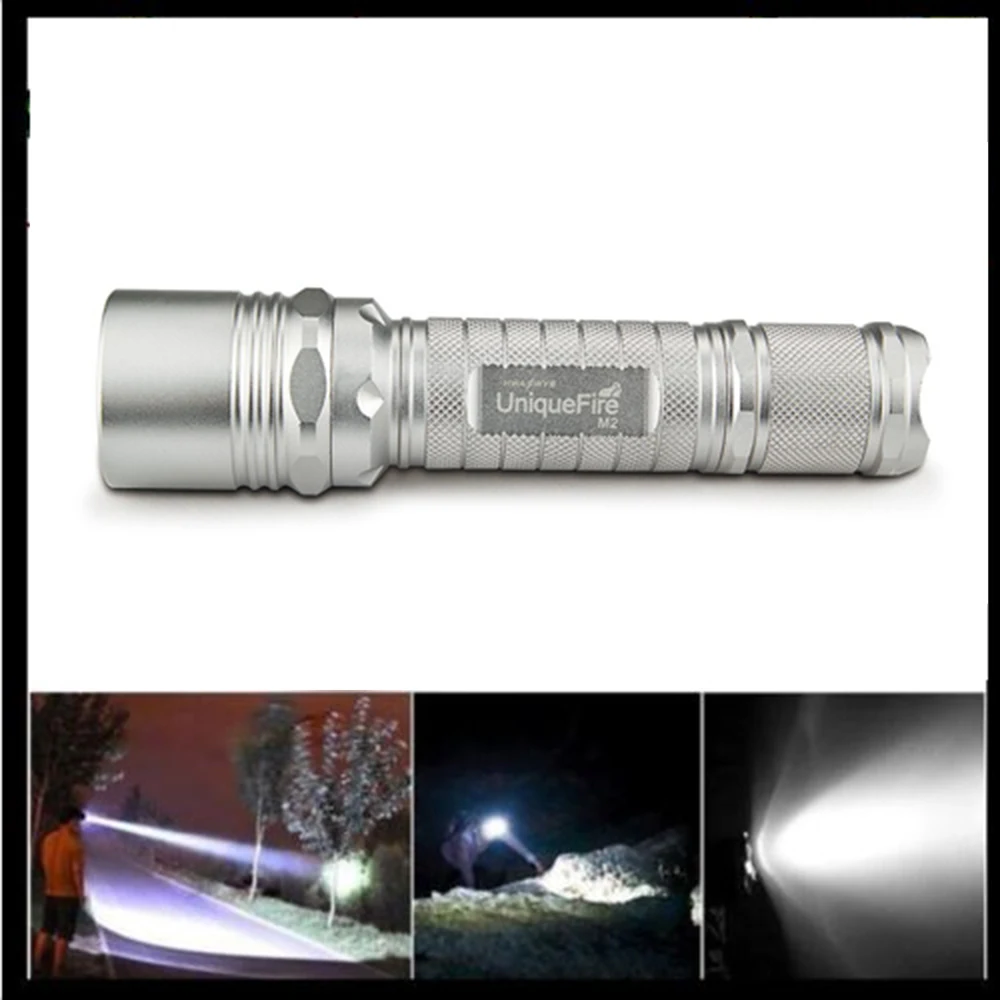 

Bright 1200 Lumens M2 XM-L LED Tactical Torch Flashlight, 5 Modes , Water Resistant Lighting Lamp - For Hiking, Camping