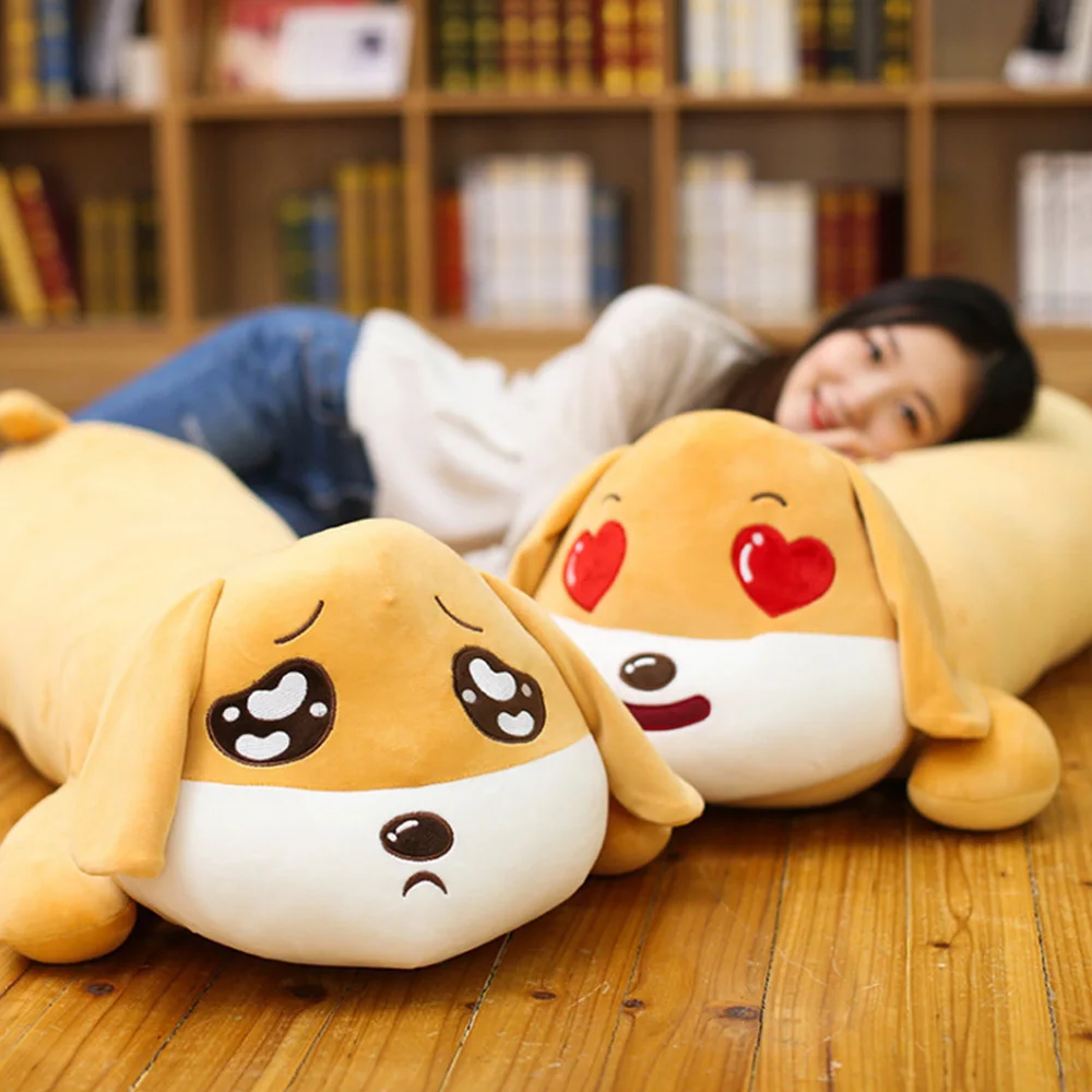 Fancytrader Giant Lying Dog font b Pillow b font Toys Soft Stuffed font b Cute b
