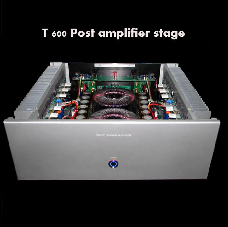 Усилитель мощности hifi с повторной гравировкой Swiss L и Goldmund Telos 600 pure post stage
