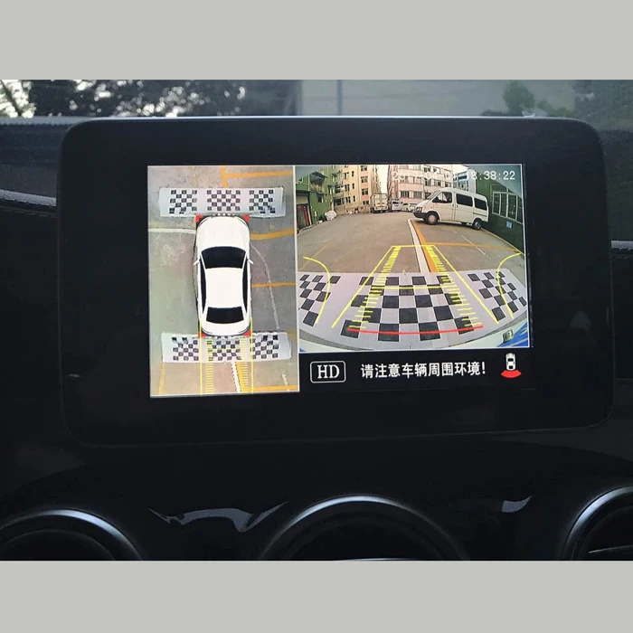 360 градусов Автомобильный видеорегистратор бесшовная птичья камера объемной сьемки автомобильная система парковки для Mercedes C class Sedan W205 NTG5.0 система