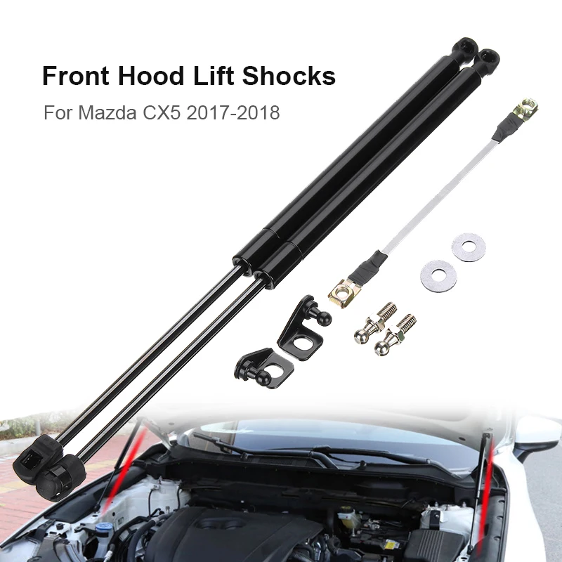 

For Mazda CX5 CX-5 2017 2018 Car Engine Cover Supports Strut bar Rod Front Bonnet Hood Lift Hydraulic Rod Gas Spring Shock Bar