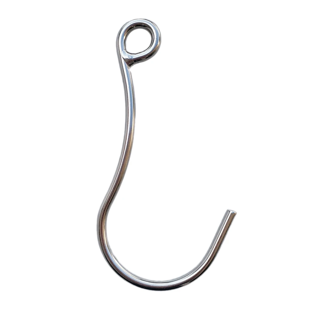 Safety Scuba Diving Dive Single Reef Drift Hook - Marine Grade 316 Stainless Steel