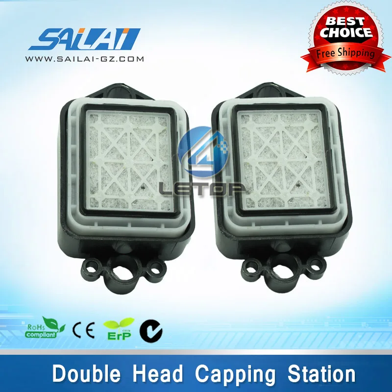 

Free shipping!!!On Sales!!double head thunderjet dx5 capping station for gongzheng dx5 printhead eco solvent printer