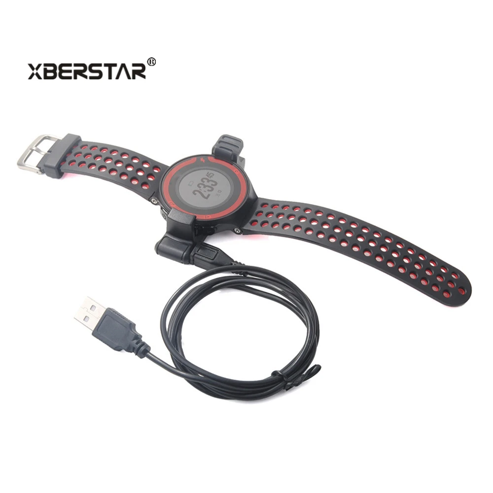  XBERSTAR Ladegerät für Garmin Forerunner220 GPS Laufen Smart Uhr Ersatz Laden & Datenkabel Adaptor 