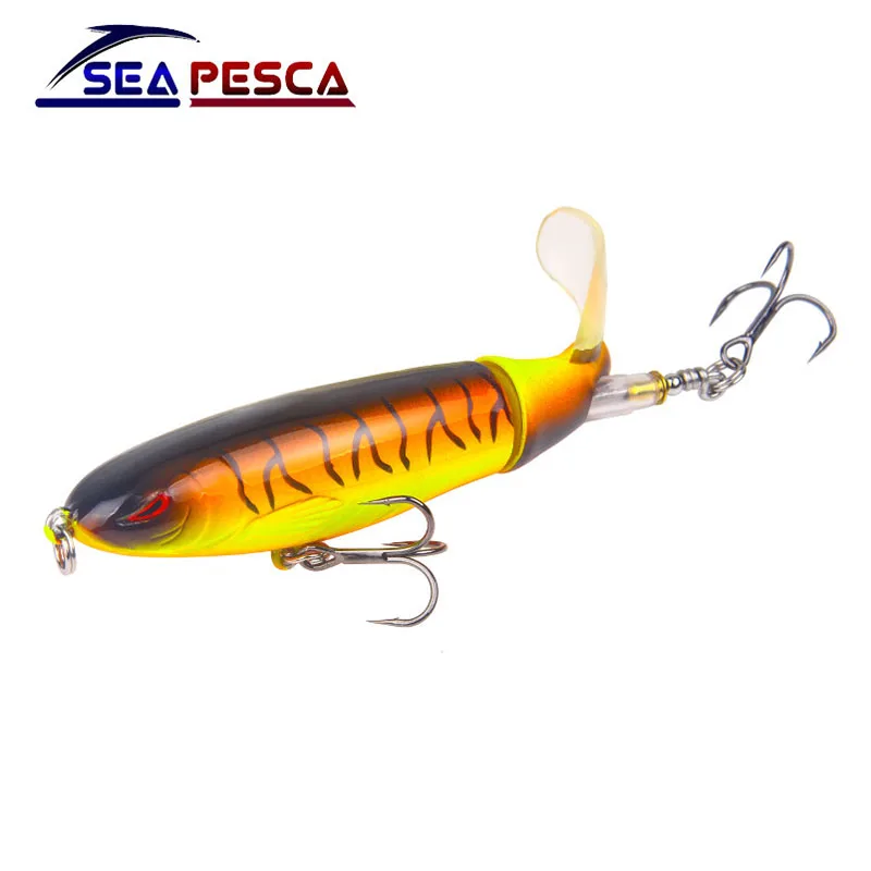 SEAPESCA Новинка Whopper Plopper 10 см 13 2 г Topwater рыболовная приманка искусственная твердая