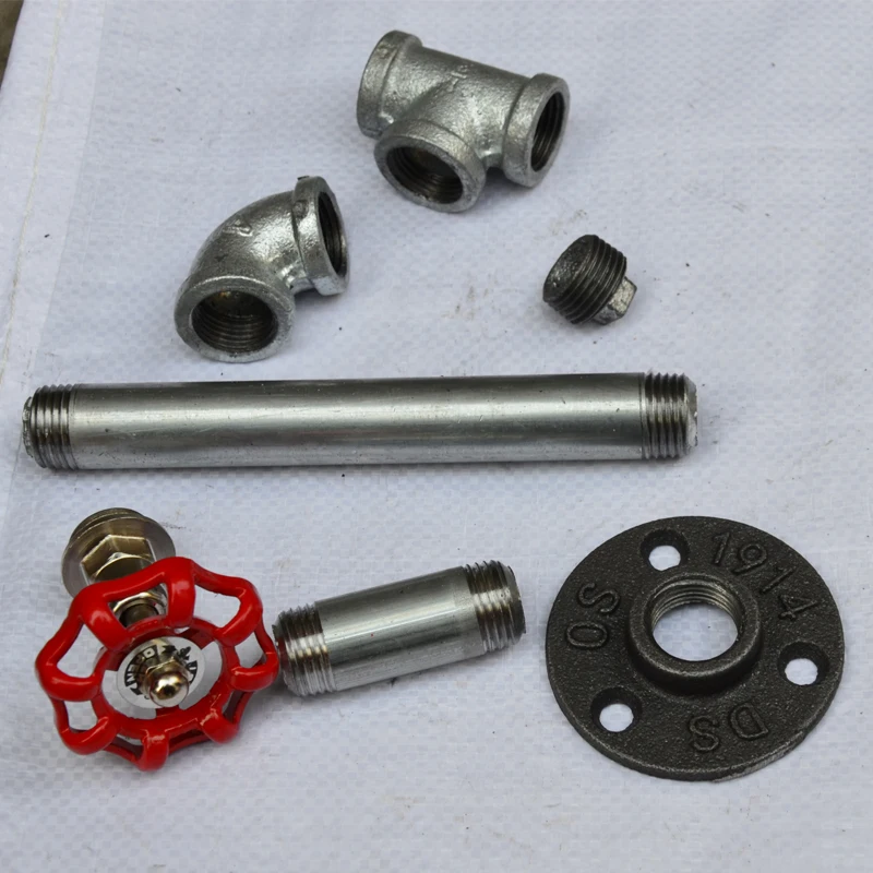 1 шт./лот G1/2 &quotDN15 DIY кованые фитинги для труб держатель туалетной бумаги напольные