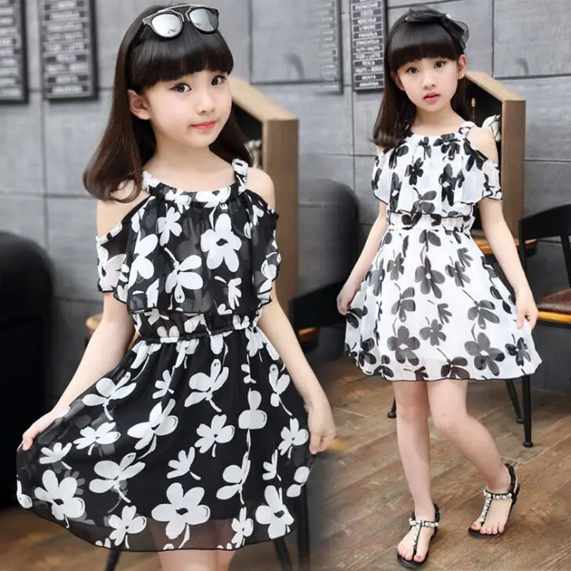 Платье для девочек; лето г.; Новая детская одежда; Детские Платья с цветочным рисунком; шифоновый костюм принцессы для девочек; Vestido; праздничная одежда; JW1654