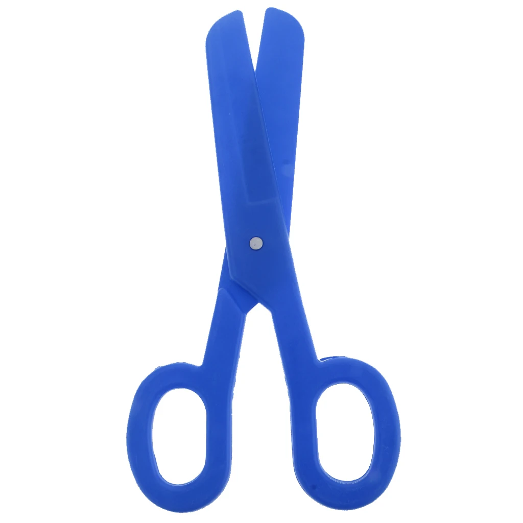 Funny Large Plastic Scissor Comedy Clown Fancy Dress Halloween Party Costume Prop, Yellow/Blue/Green/Red