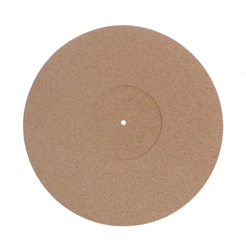 

Cork Turntable Mat Audiophile 2mm Anti-Static Anti-Shake Slipmat LP Vinyl Record