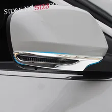 Chrome Trim Chromium Styling Car Rearview Mirror Stripe Decoration Moulding Trim For Renault Kadjar 2015 2016