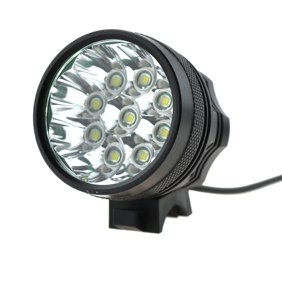 Водонепроницаемый велосипедный фонарь 9xcree XML T6 15000 люмен комплект с 3 режимами